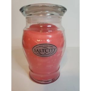 Salt city candle company 26 oz Caribbean scent jar scented home